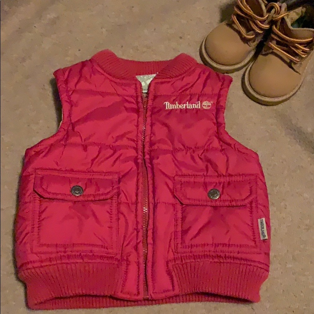 NWOT Baby Timberland Puffer Vest